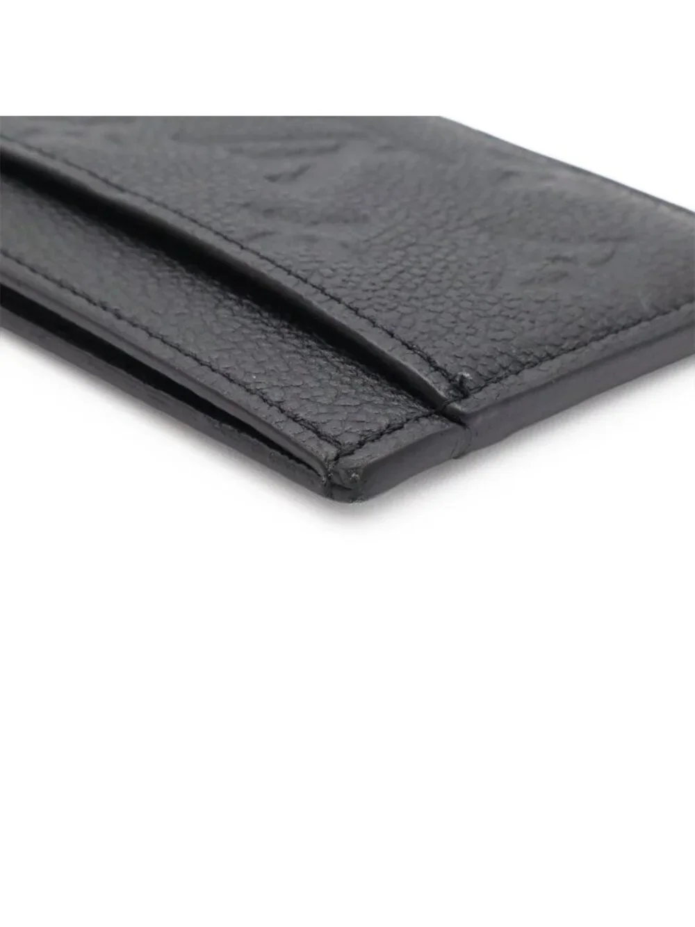Louis Vuitton Monogram Empreinte Card Holder Sample Case Business Noir Black